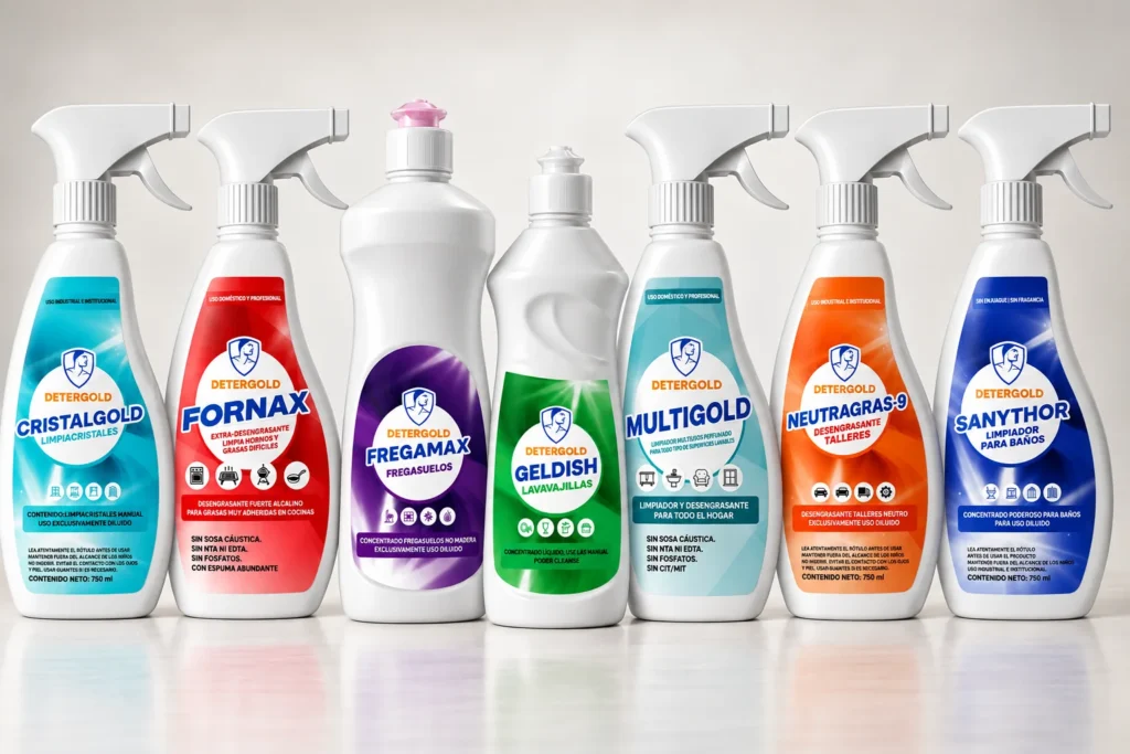 Limpieza sostenible con productos concentrados 30 - DETERGOLD